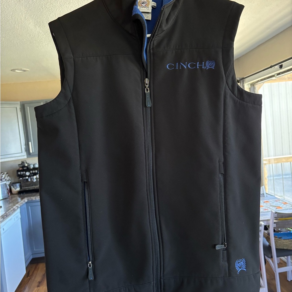 Cinch Blue Fleece Vest